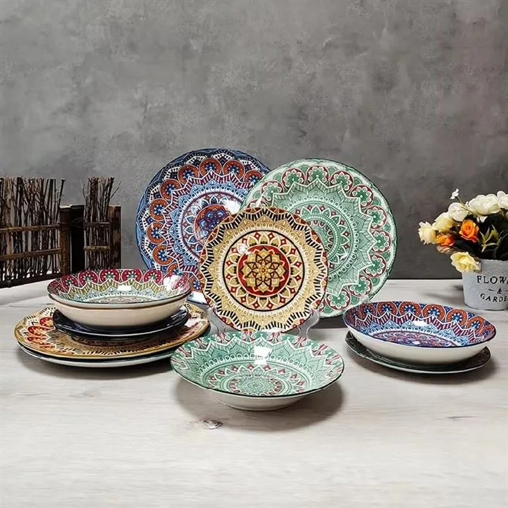 Veľkoobchodný predaj kvetinových keramických obtlačkov na mieru