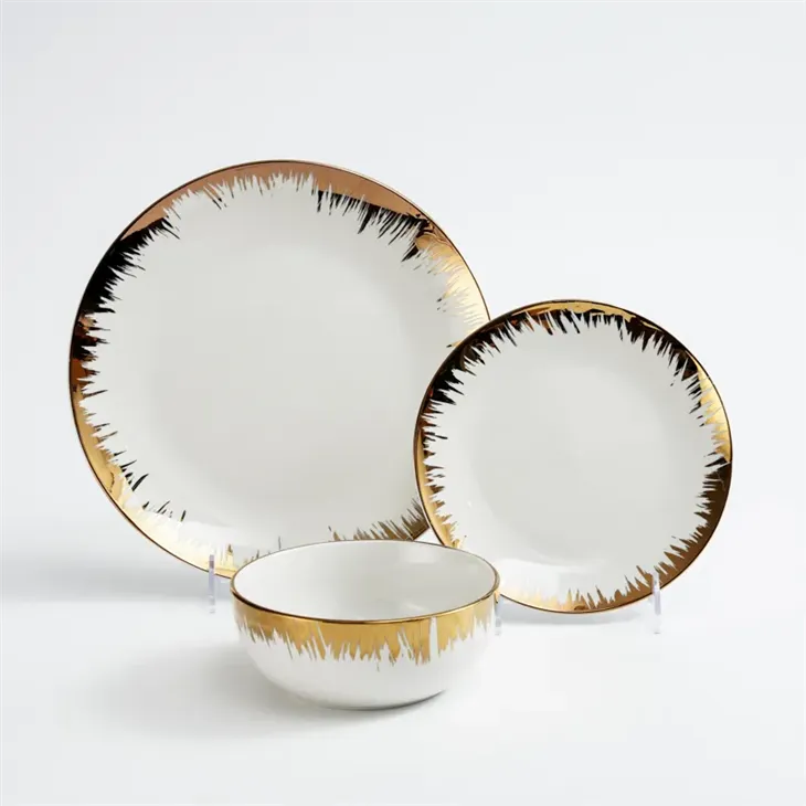 Sada elektroplatovaných zlatých riadu 1